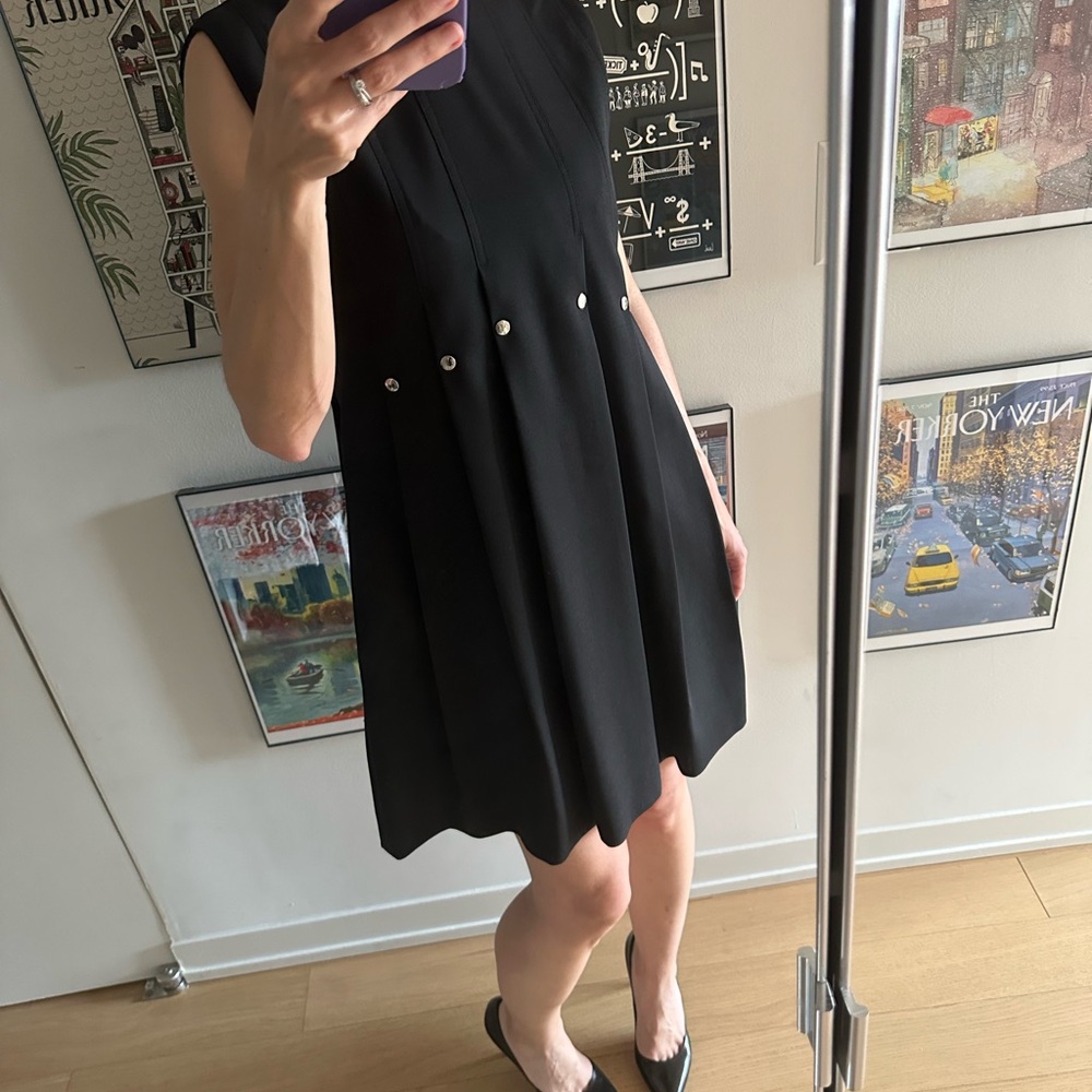 LOUIS VUITTON oversize pleated dress - US 2 / LV 34